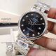 Perfect Replica Rolex Datejust Black Diamond Markers Face Stainless Steel Bezel 40mm Watch (6)_th.jpg